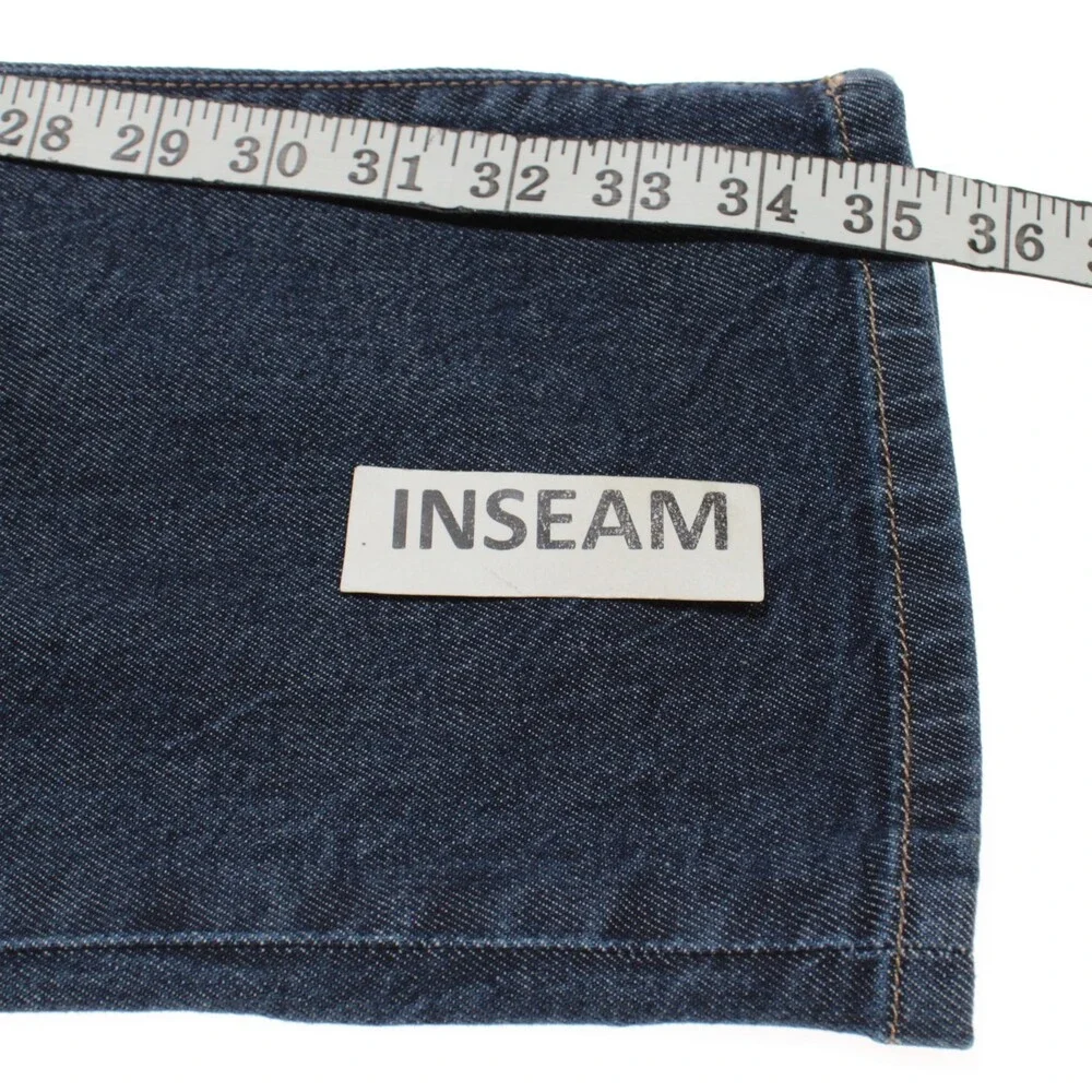 Fidelity NWT Jimmy Slim Straight 5 Pocket Jeans Size 34 US in Blue Cotton Blend